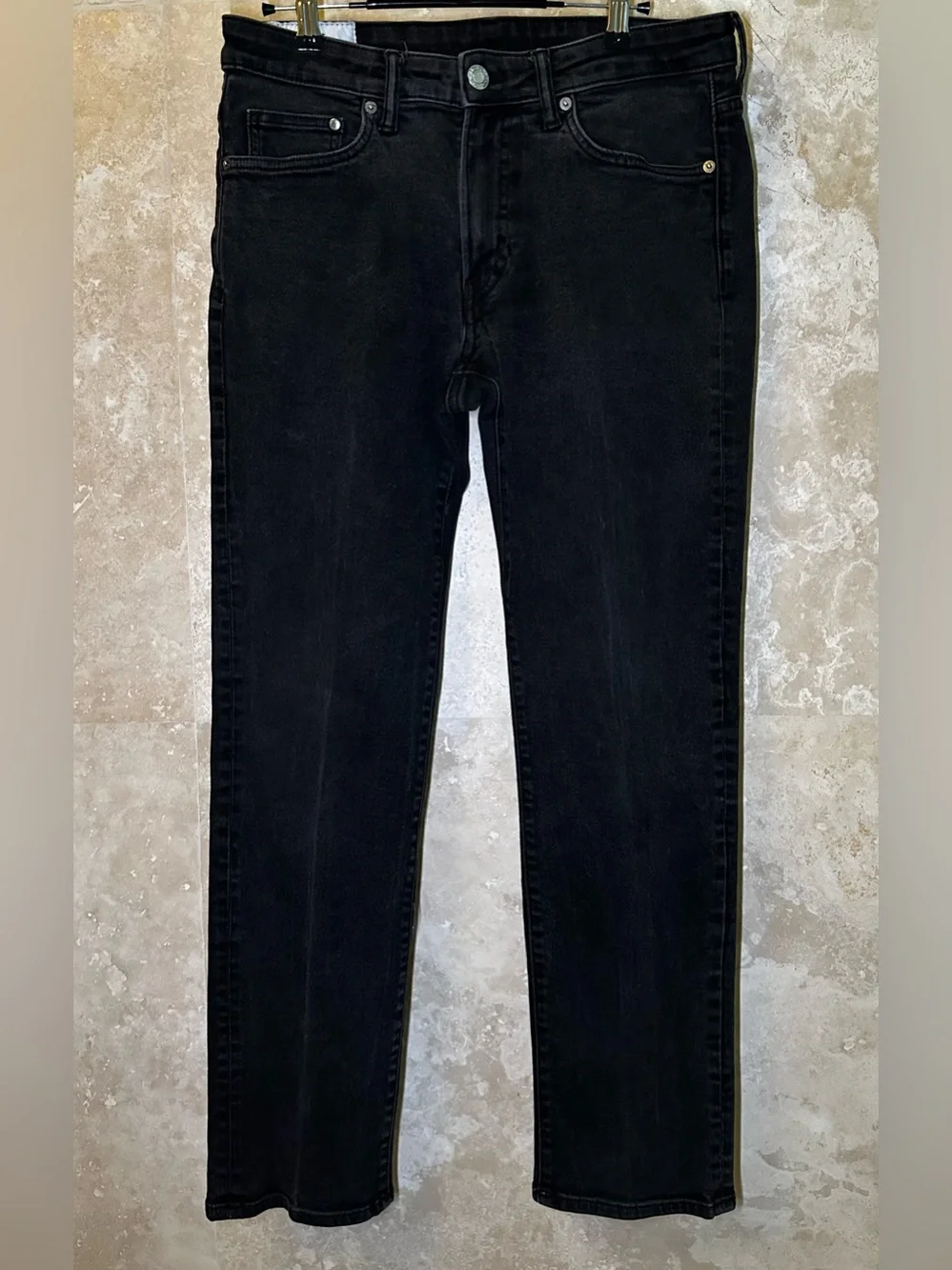 H&M (32x29 actual) Men's Black Jeans with Skinny Straight Fit